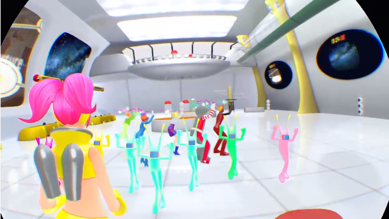 VR世界でうららと踊れる「スペースチャンネル5 VR」